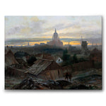 Södermalm 1873 som canvastavla från Historly – bild 1