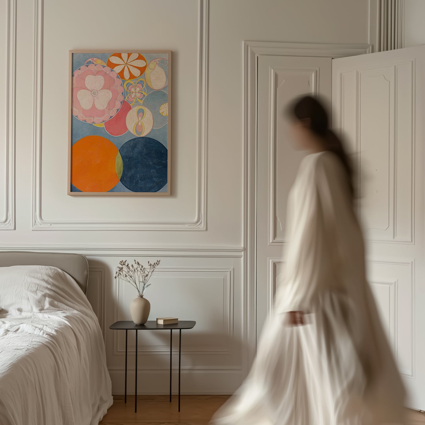 The Ten Largest No. 2 - Childhood av Hilma Af Klint som väggkonst i inspirerande inredningsmiljö