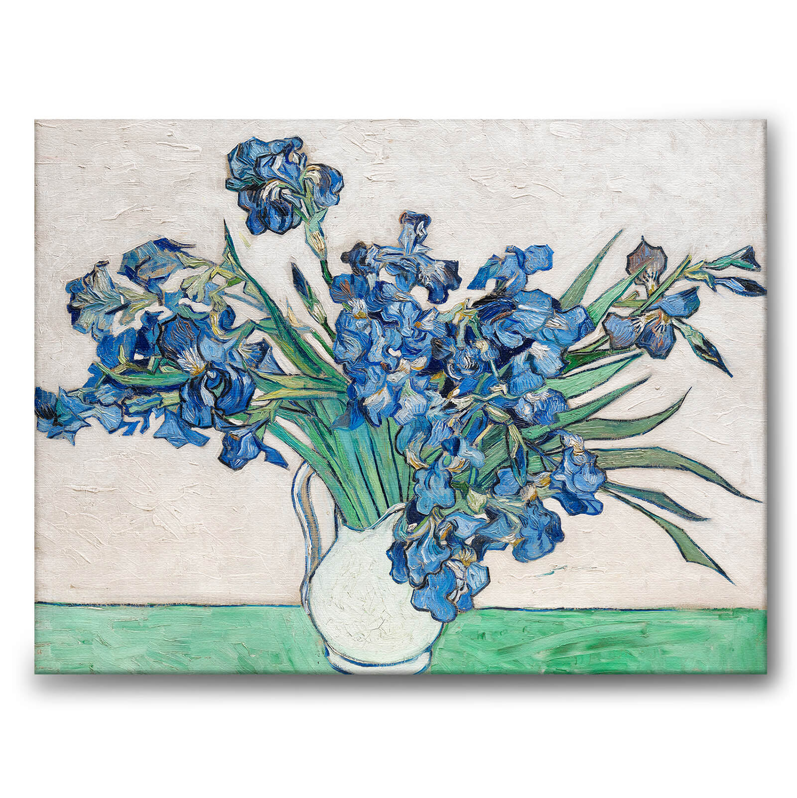 Irises as a canvas print from Historly – image 1
