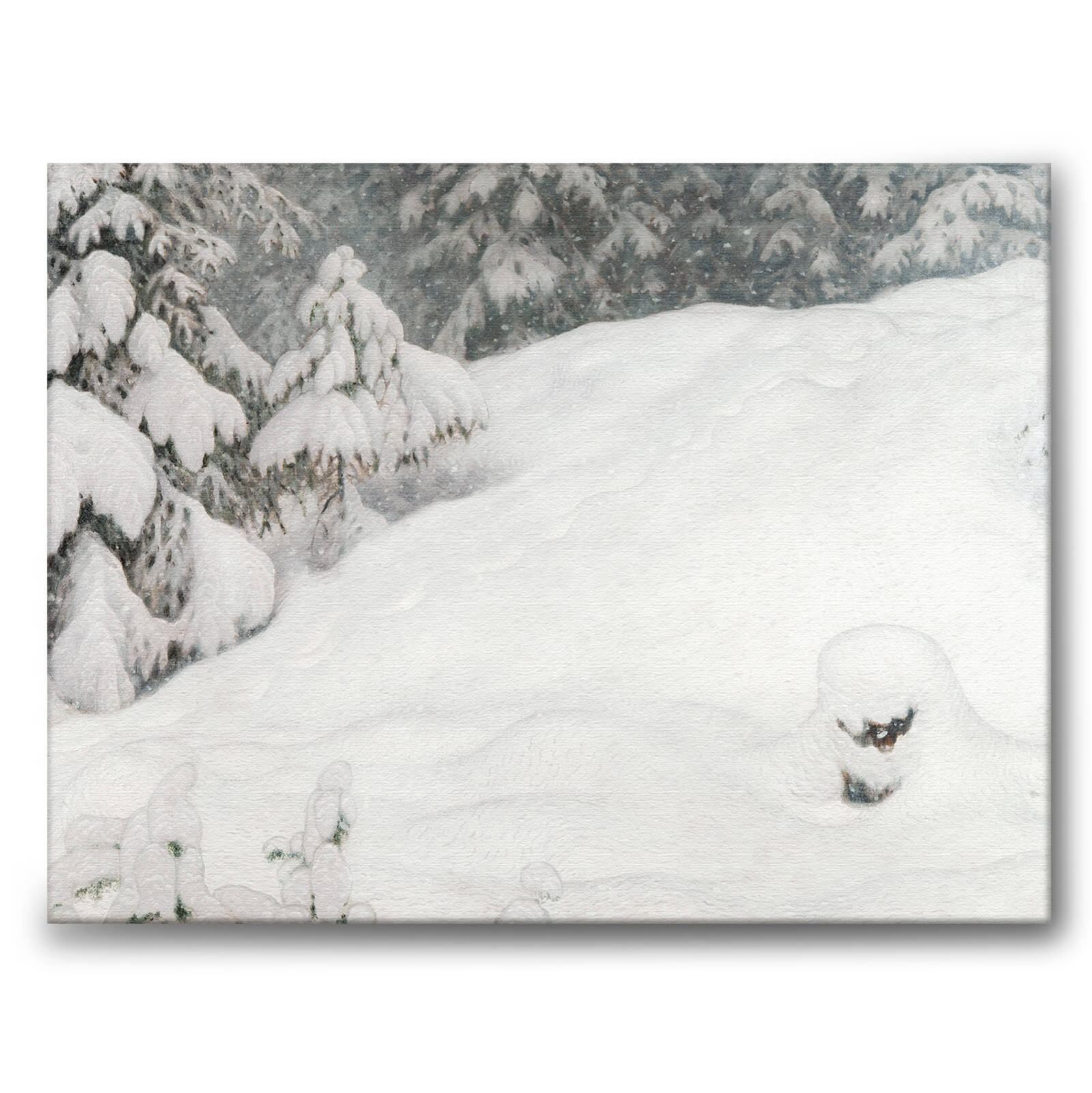 Snow som canvastavla från Historly – bild 1
