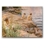 Outdoors som canvastavla från Historly – bild 1