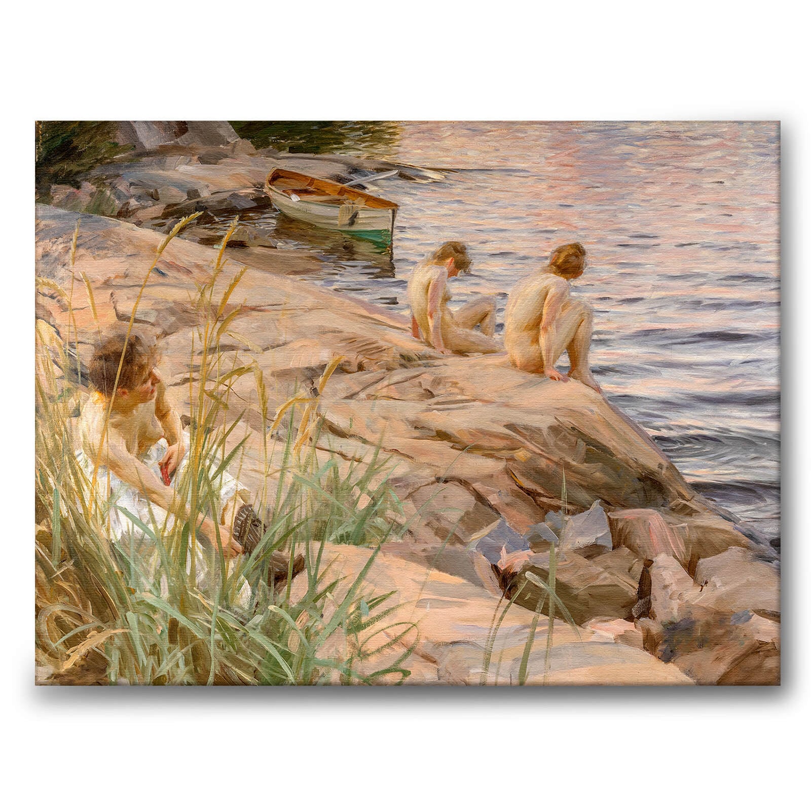 Outdoors som canvastavla från Historly – bild 1