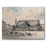 The Market Hall as a canvas print from Historly – image 1