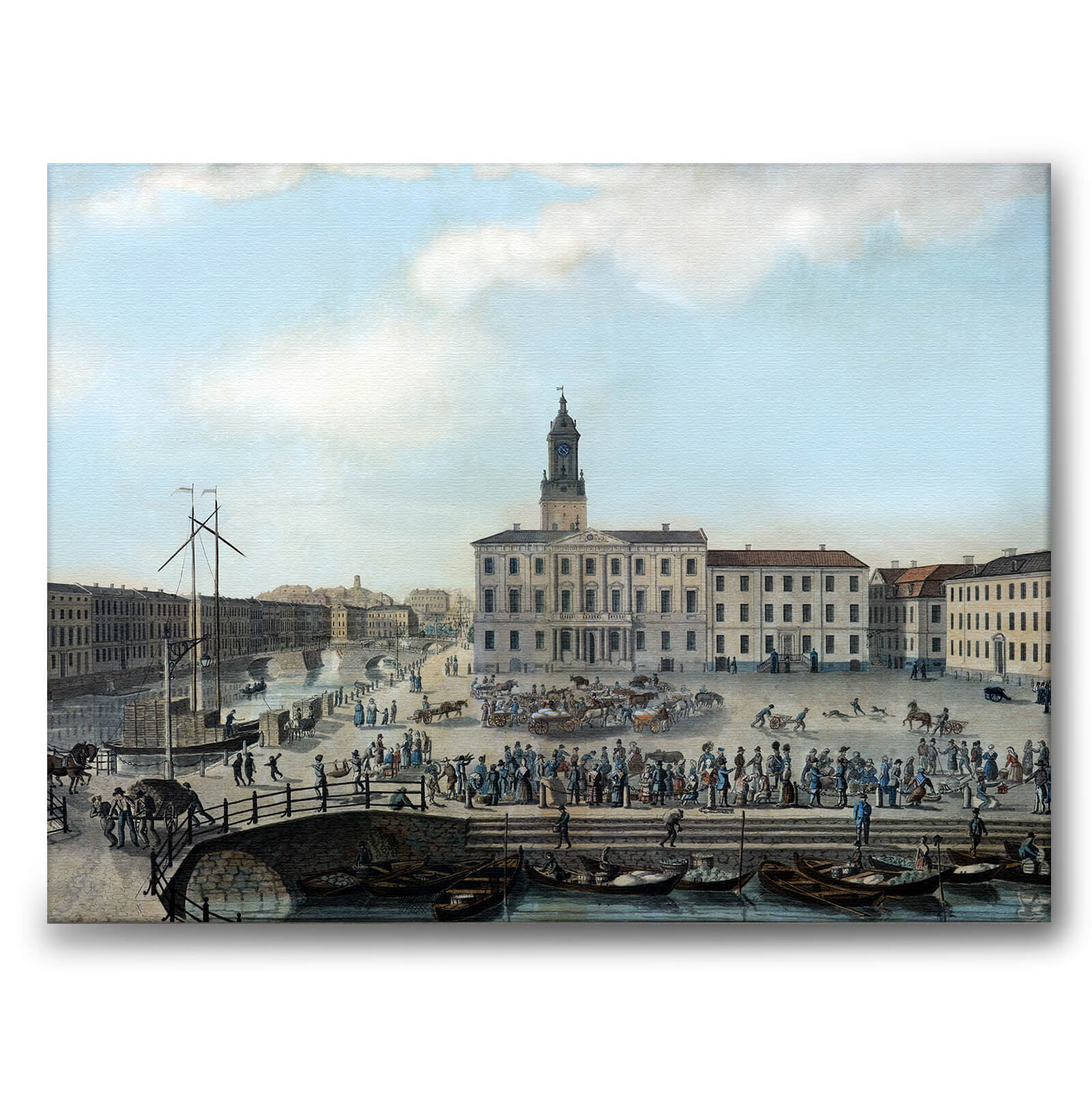 Gustaf Adolfs Square as a canvas print from Historly – image 1