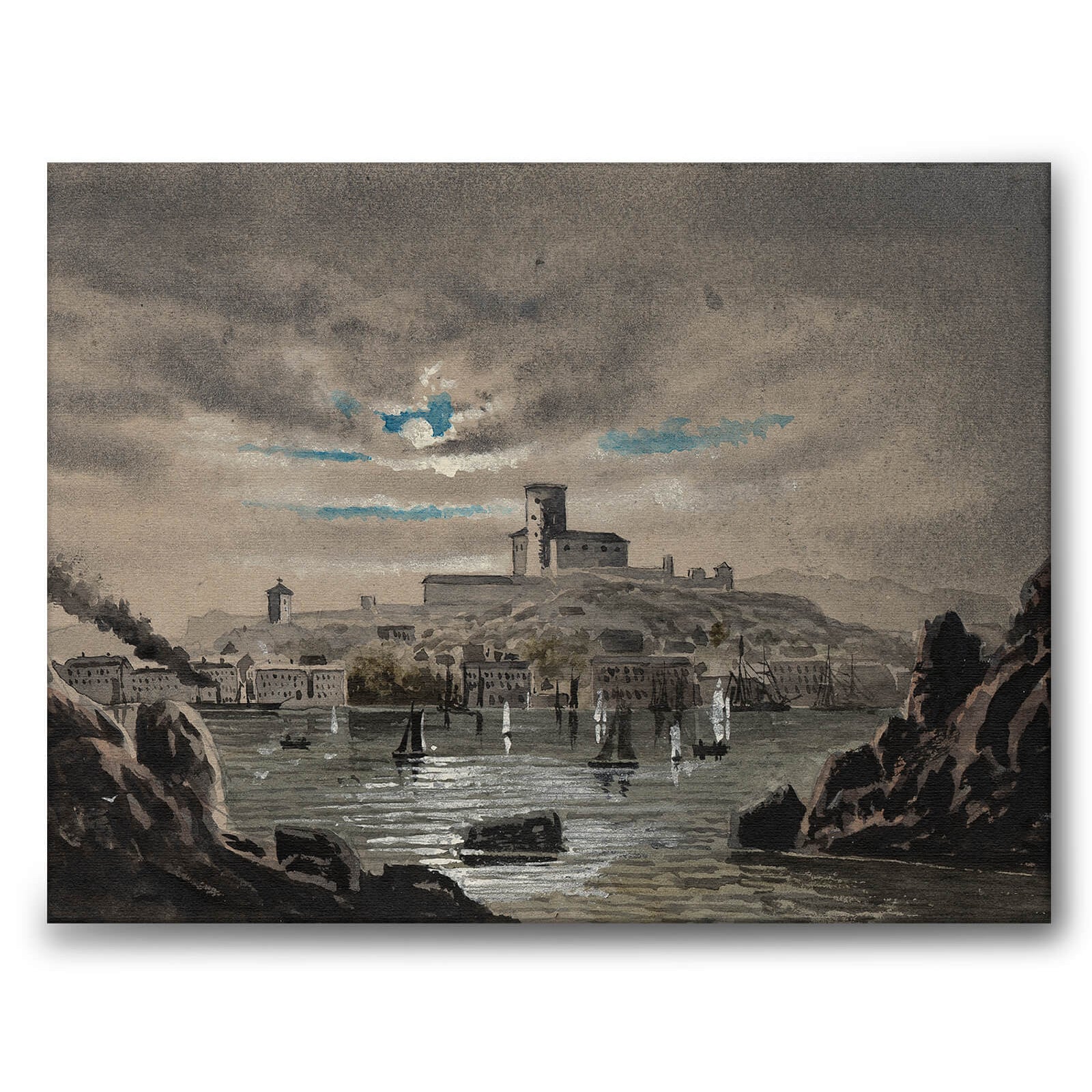Marstrand som canvastavla från Historly – bild 1