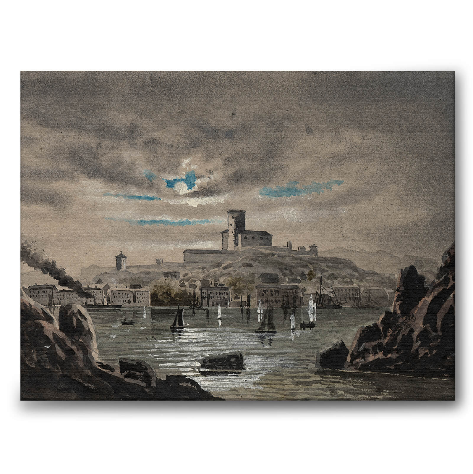 Marstrand som canvastavla från Historly – bild 1