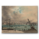 The Port of Gothenburg as a canvas print from Historly – image 1