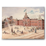 Masthuggstorget som canvastavla från Historly – bild 1
