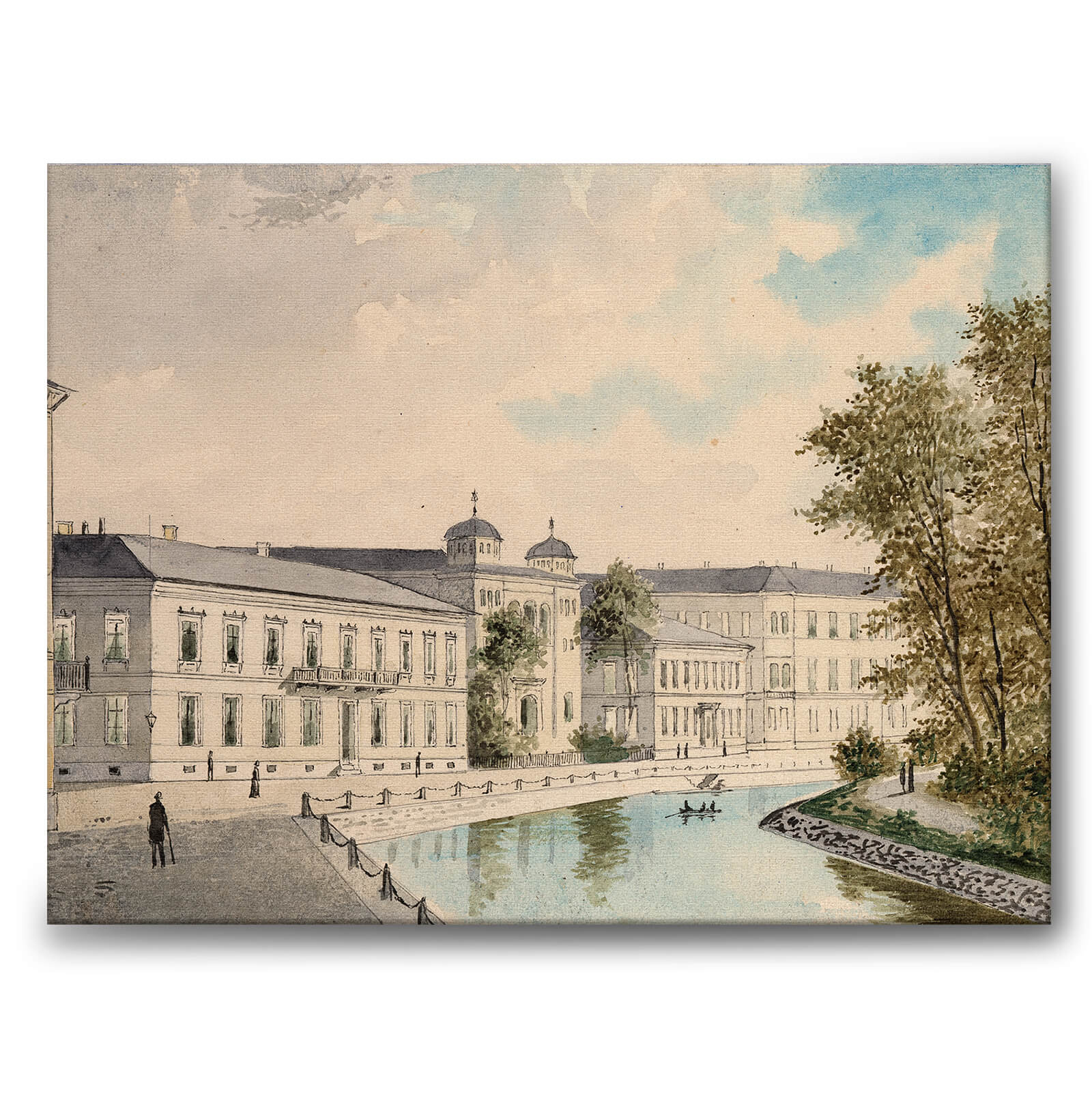 Stora Nygatan as a canvas print from Historly – image 1