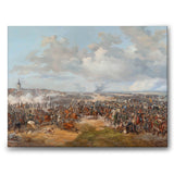 Swedish Troops Assaulting the Town Gate of Leipzig 1813 som canvastavla från Historly – bild 1