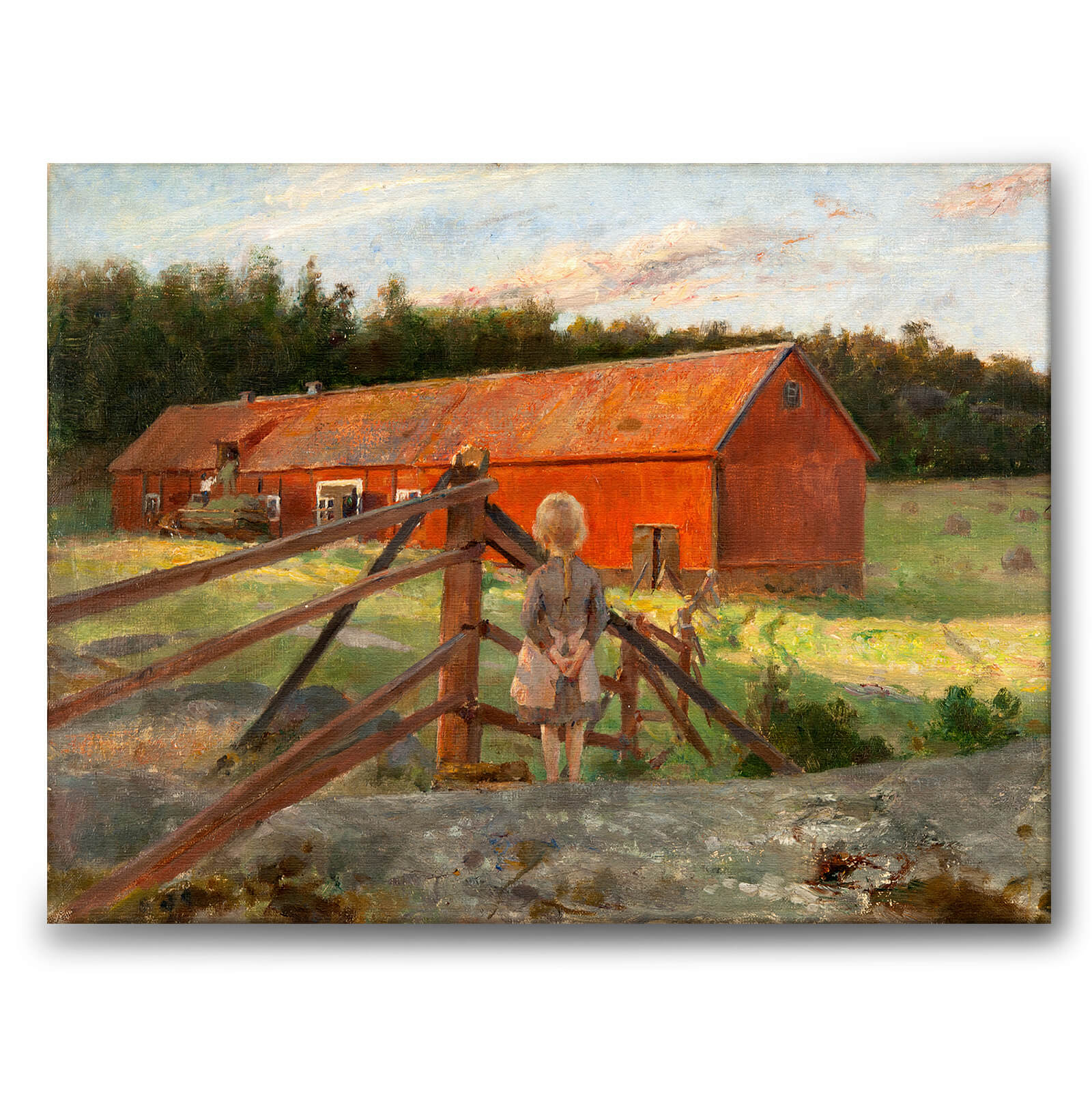 The Farm som canvastavla från Historly – bild 1