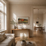 The Farm som väggkonst i inspirerande inredningsmiljö