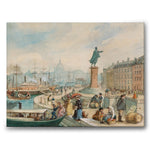 Skeppsbron som canvastavla från Historly – bild 1