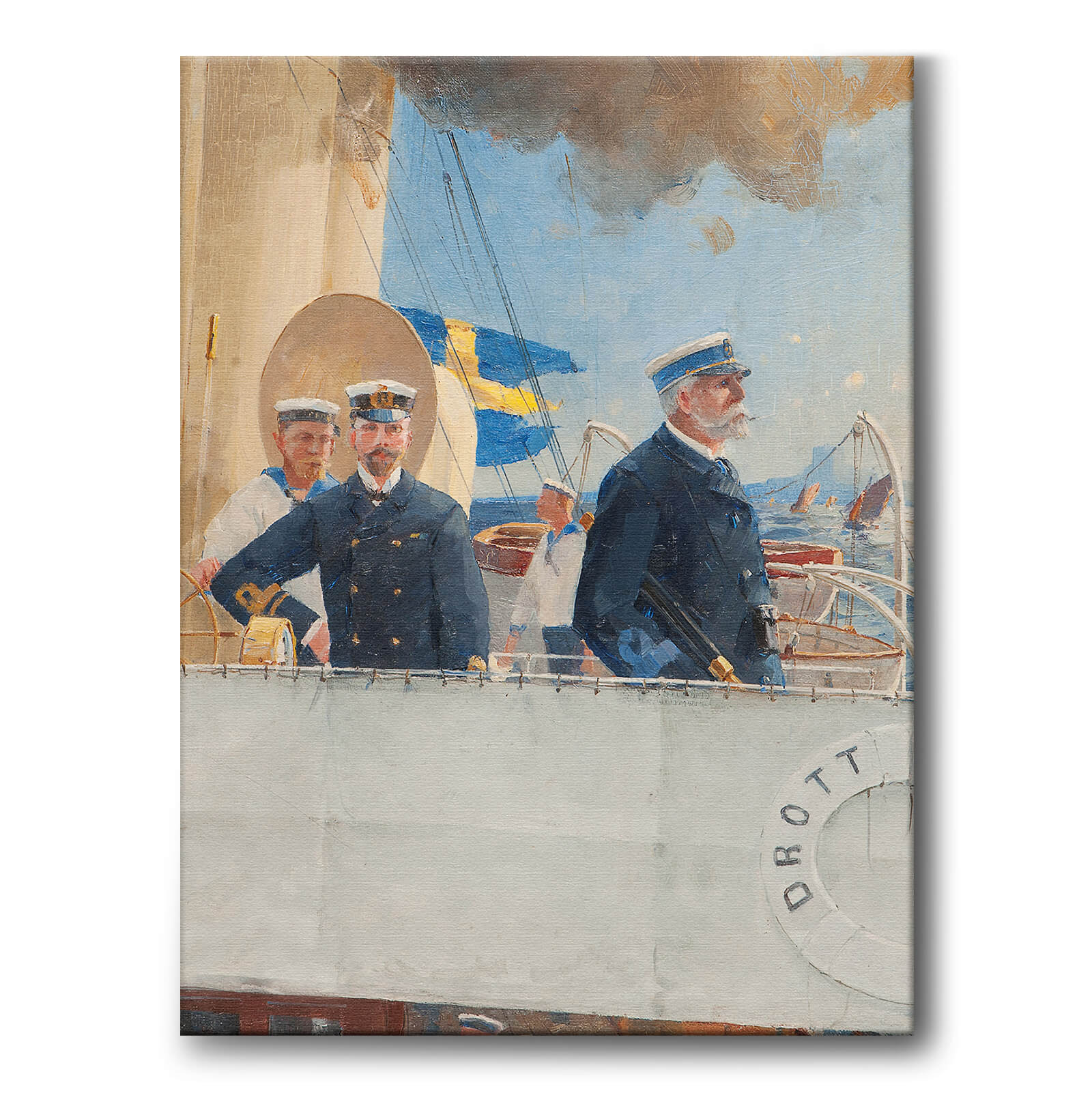 Oscar II som canvastavla från Historly – bild 1