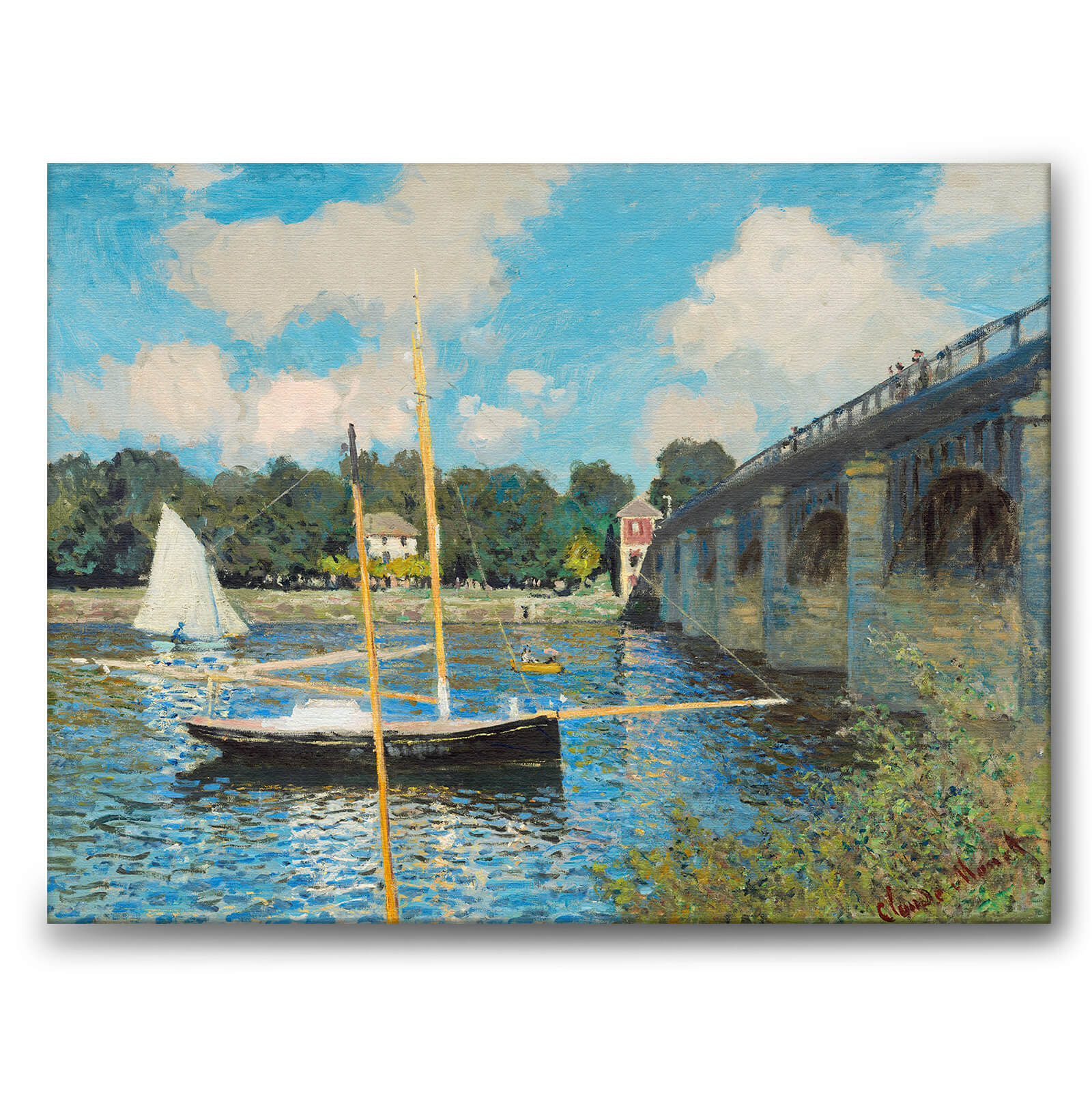 The Bridge at Argenteuil as a canvas print from Historly – image 1