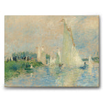 Regatta at Argenteuil som canvastavla från Historly – bild 1