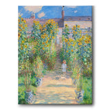 The Artist's Garden at Vétheuil som canvastavla från Historly – bild 1