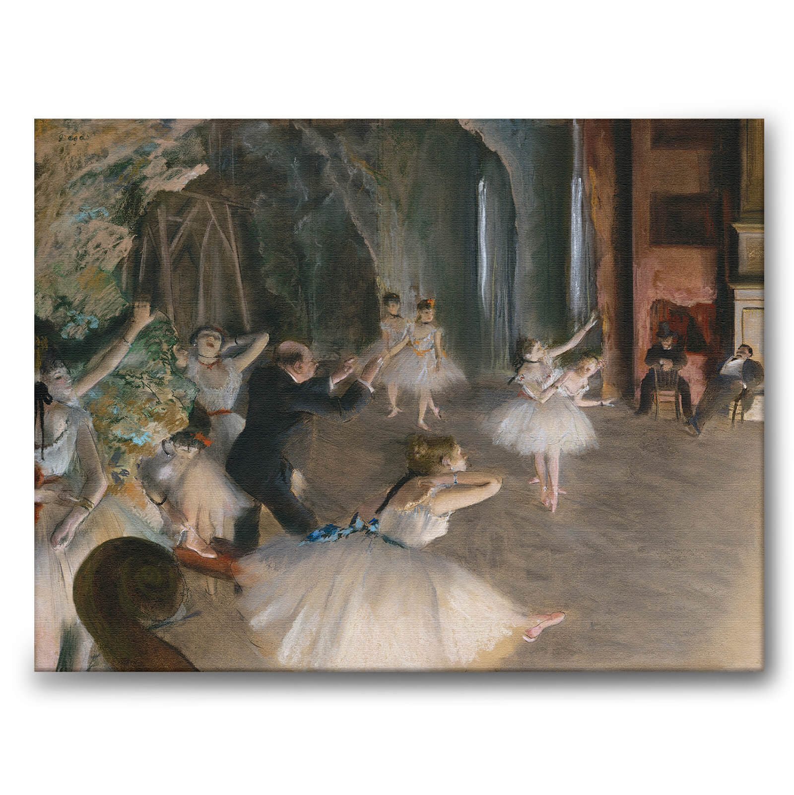The Rehearsal Onstage by Edgar Degas as an art poster from Historly – image 1