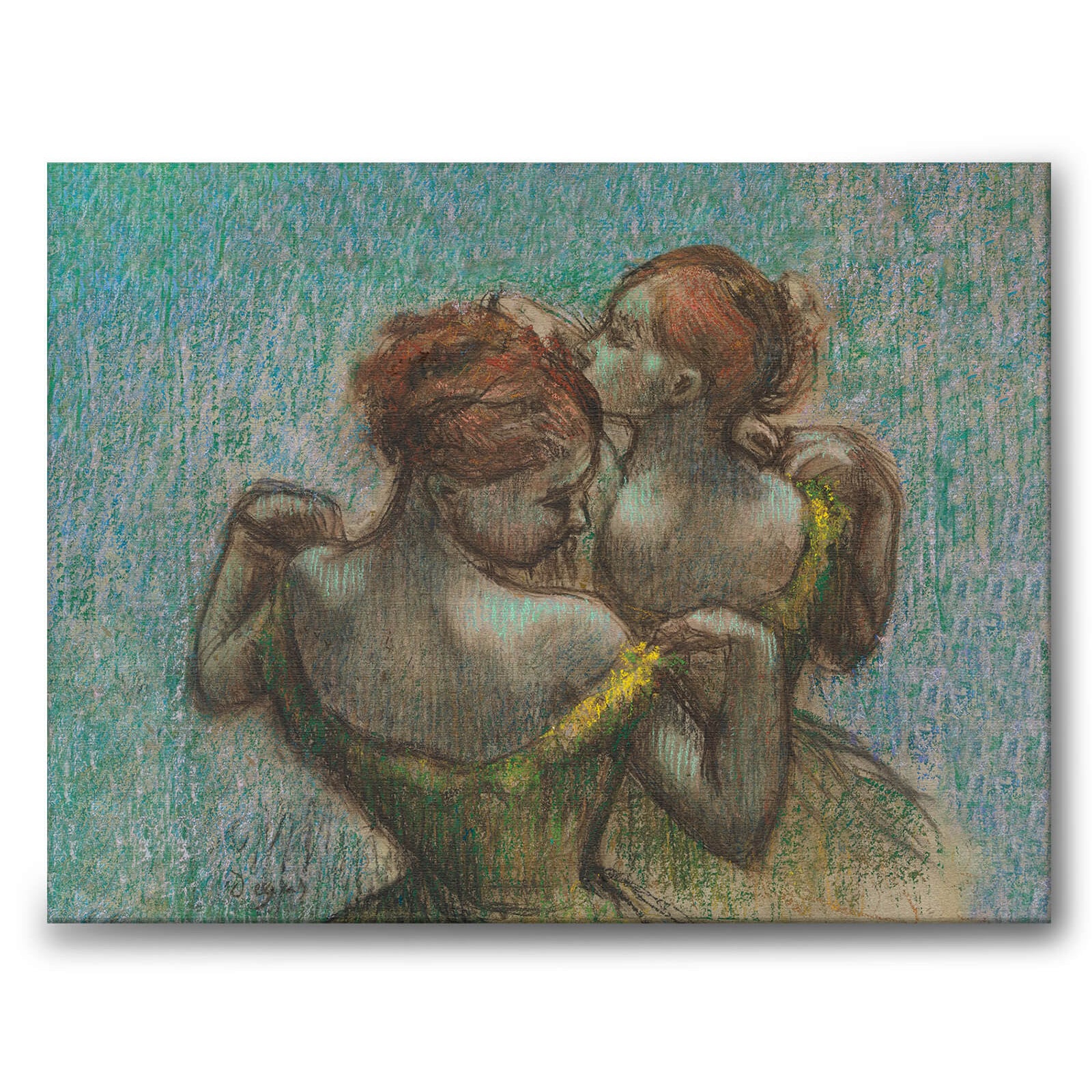 Two Dancers, Half-Length av Edgar Degas som konstposter från Historly – bild 1