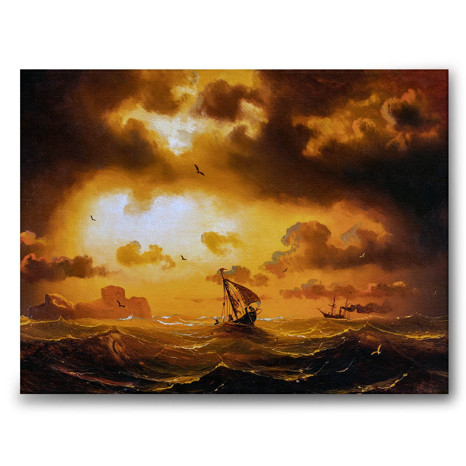 Sunset at Sea som konstposter från Historly – bild 1