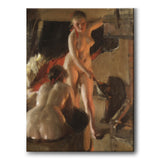 Badande Kullor av Anders Zorn som poster från Historly – bild 1