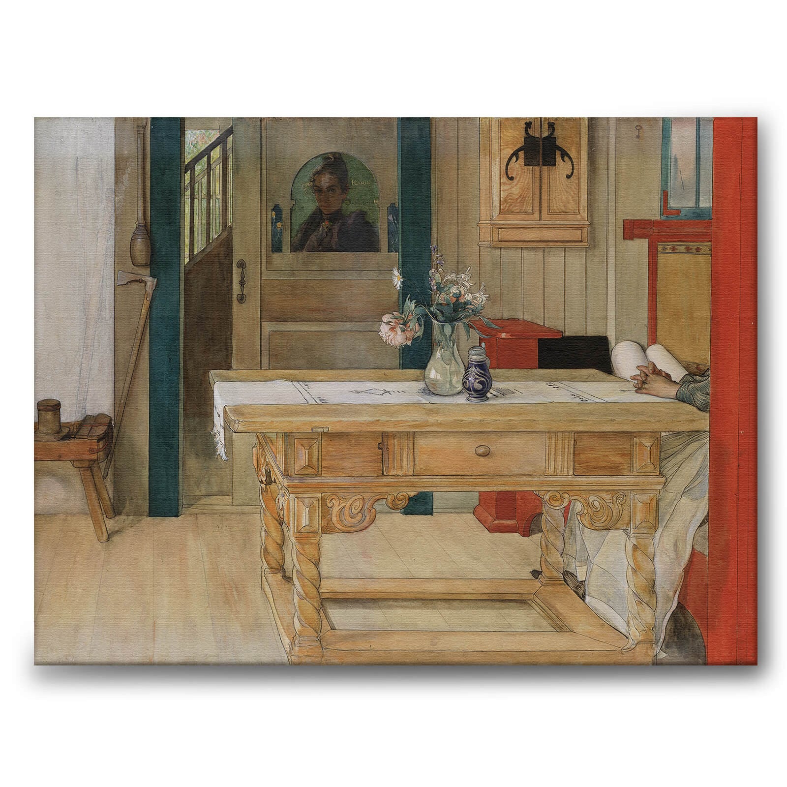 Söndagsvila av Carl Larsson som konstposter från Historly – bild 1