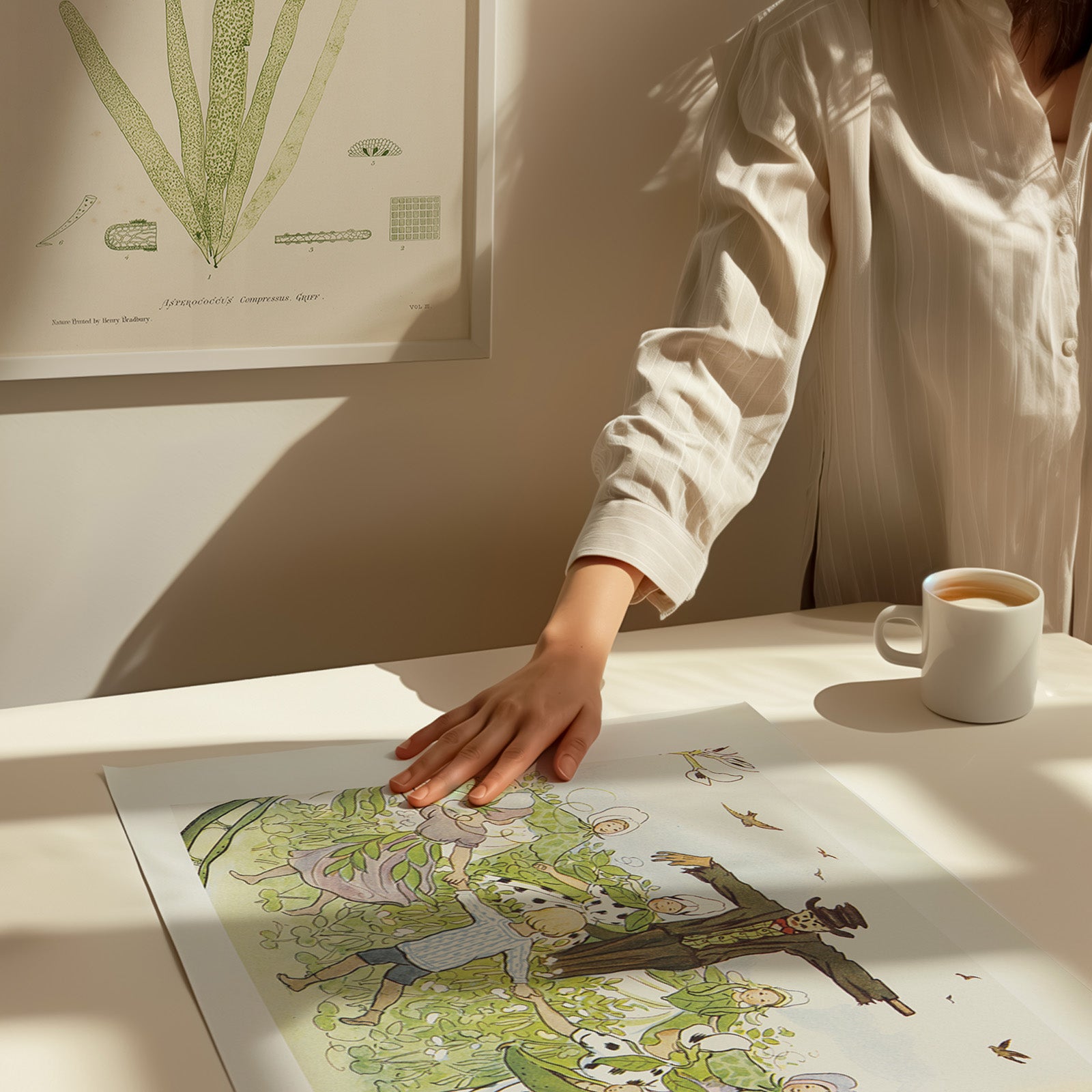 Lasse-liten in the Garden as a poster with Norse mythology and folklore from Historly – image 2