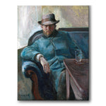 Portrait - Hans Jæger by Edvard Munch as an art poster from Historly – image 1