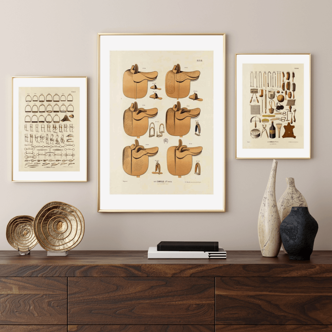 La Sellerie Camille No.44 as a vintage illustration and poster from Historly – image 2