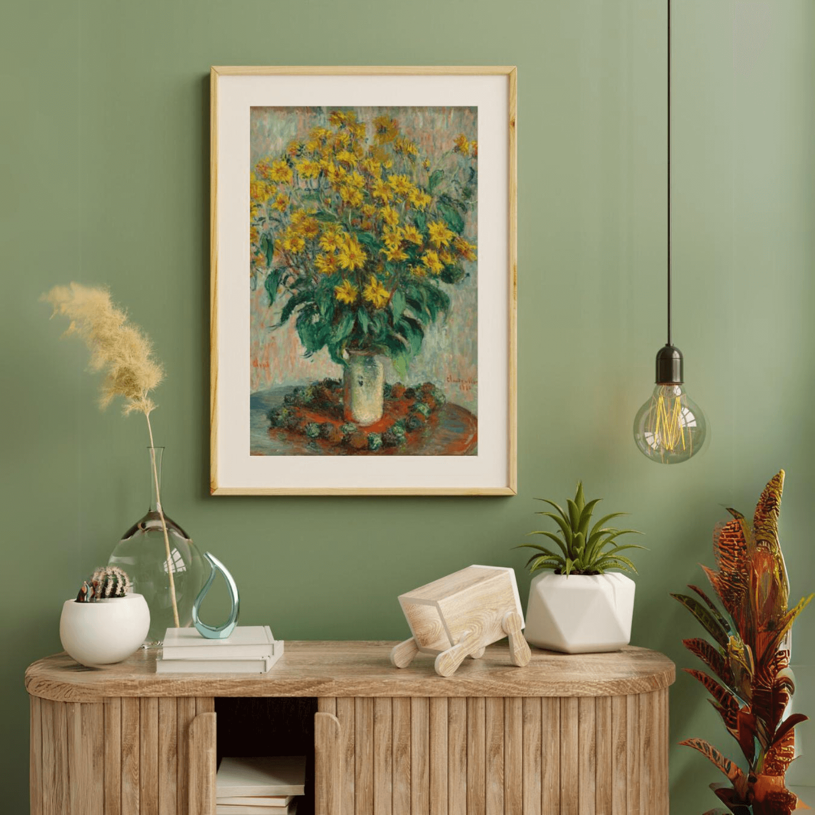 Jerusalem Artichoke Flowers av Claude Monet som konstposter från Historly – bild 2