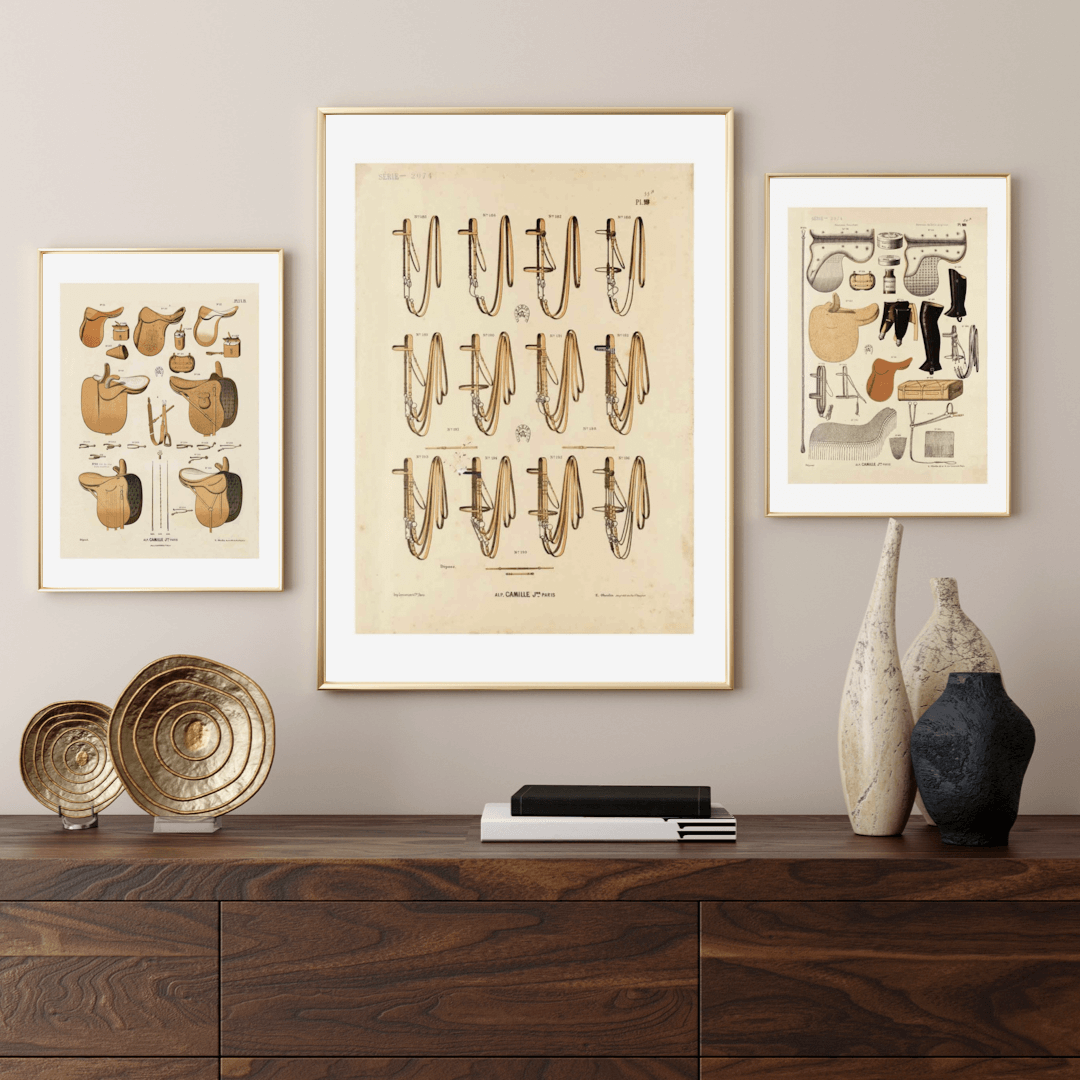 La Sellerie Camille No.33 as a vintage illustration and poster from Historly – image 2
