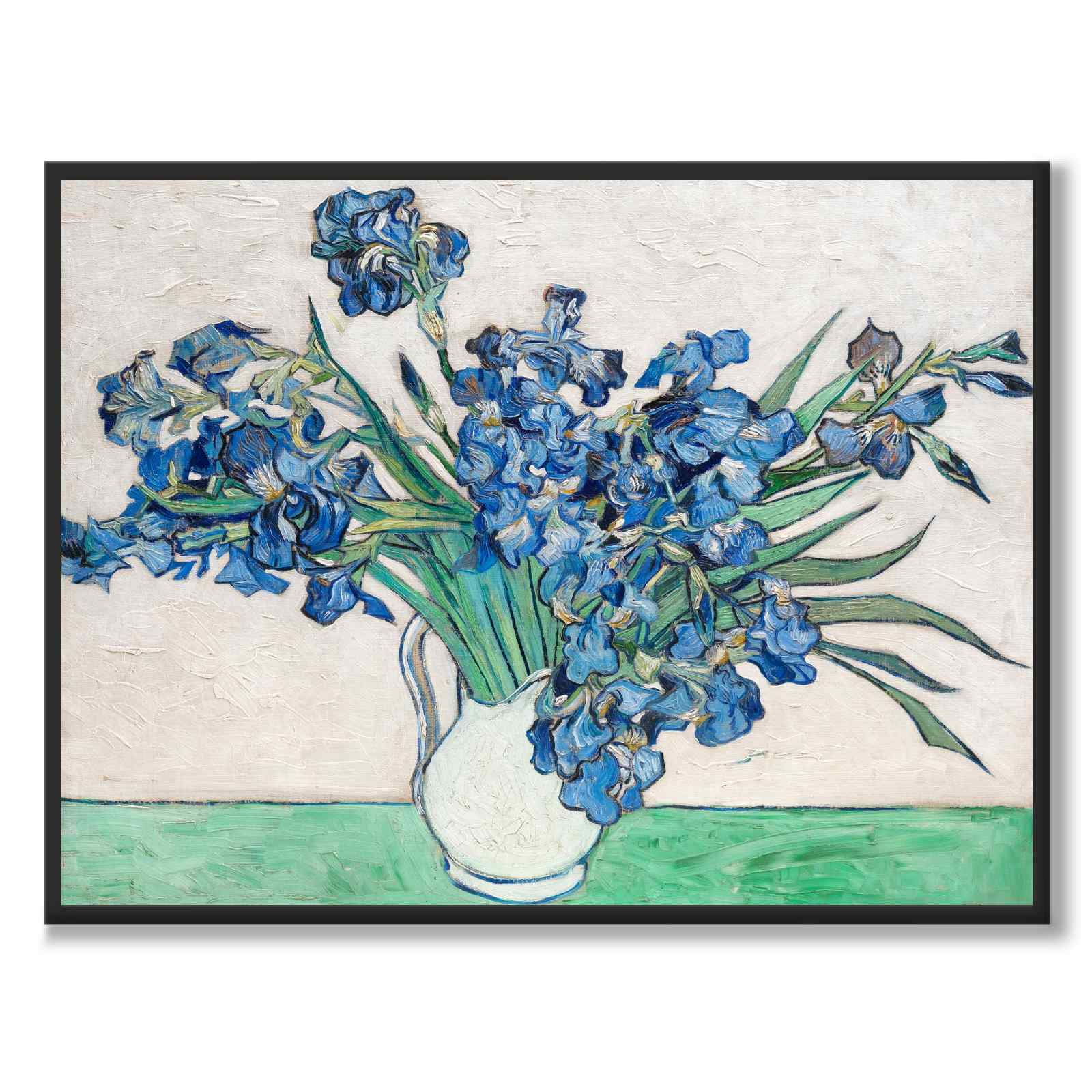 Irises som konstposter från Historly – helbild utan vit kant