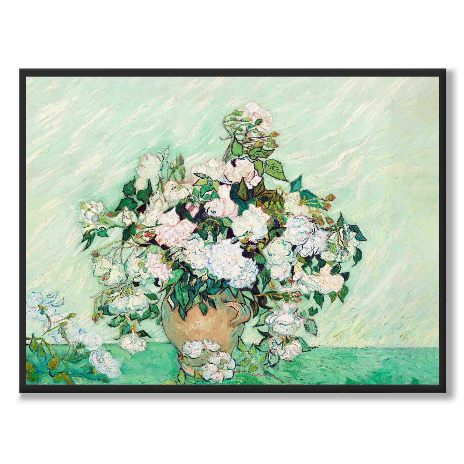 Roses as an art poster from Historly – full image without white border