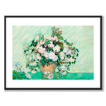 Roses as an art poster from Historly – with white border without title