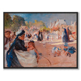 The Luxembourg Gardens by Albert Edelfelt as an art poster from Historly – full image without white border