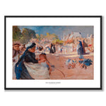 The Luxembourg Gardens by Albert Edelfelt as an art poster from Historly – with white border and title