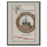 De Laval's Steam Turbine as a vintage illustration and poster from Historly – full image without white border