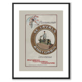 De Laval's Steam Turbine as a vintage illustration and poster from Historly – with white border without title