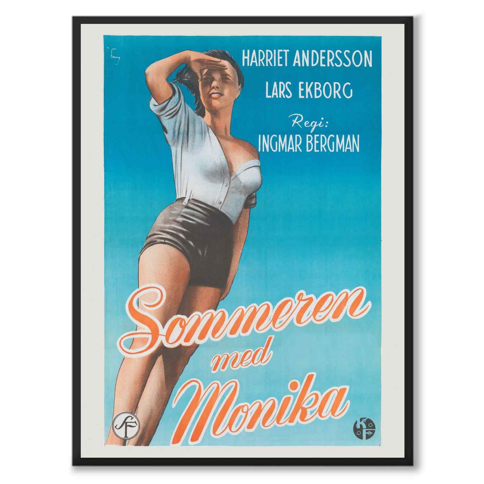 Summer with Monika as a vintage illustration and poster from Historly – full image without white border