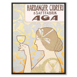 Hardanger Cidreri as a vintage illustration and poster from Historly – full image without white border