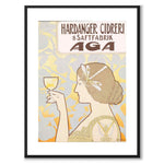Hardanger Cidreri as a vintage illustration and poster from Historly – with white border and without title