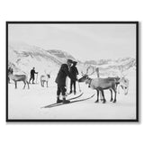 Filefjeld som historiskt fotografi och poster från Historly – helbild utan vit kant