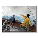 Leiv Eiriksson Discovering America som konstposter från Historly – helbild utan vit kant