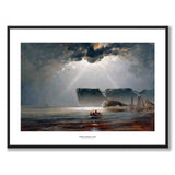 From North Cape som konstposter från Historly – med vit kant och titel