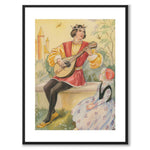 The Fairy-Tale Princess as a vintage illustration and poster from Historly – with white border without title