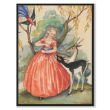The Fairy Tale Princess as a vintage illustration and poster from Historly – full image without white border