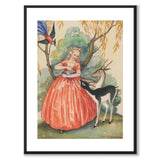 The Fairy Tale Princess as a vintage illustration and poster from Historly – with white border without title