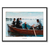 The Child's Funeral by Albert Edelfelt as an art poster from Historly – with white border and title