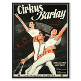 Circus Barlay as a vintage illustration and poster from Historly – full image without white border