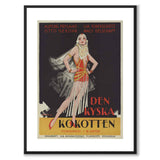 The Chaste Coquette as a vintage illustration and poster from Historly – with white border without title